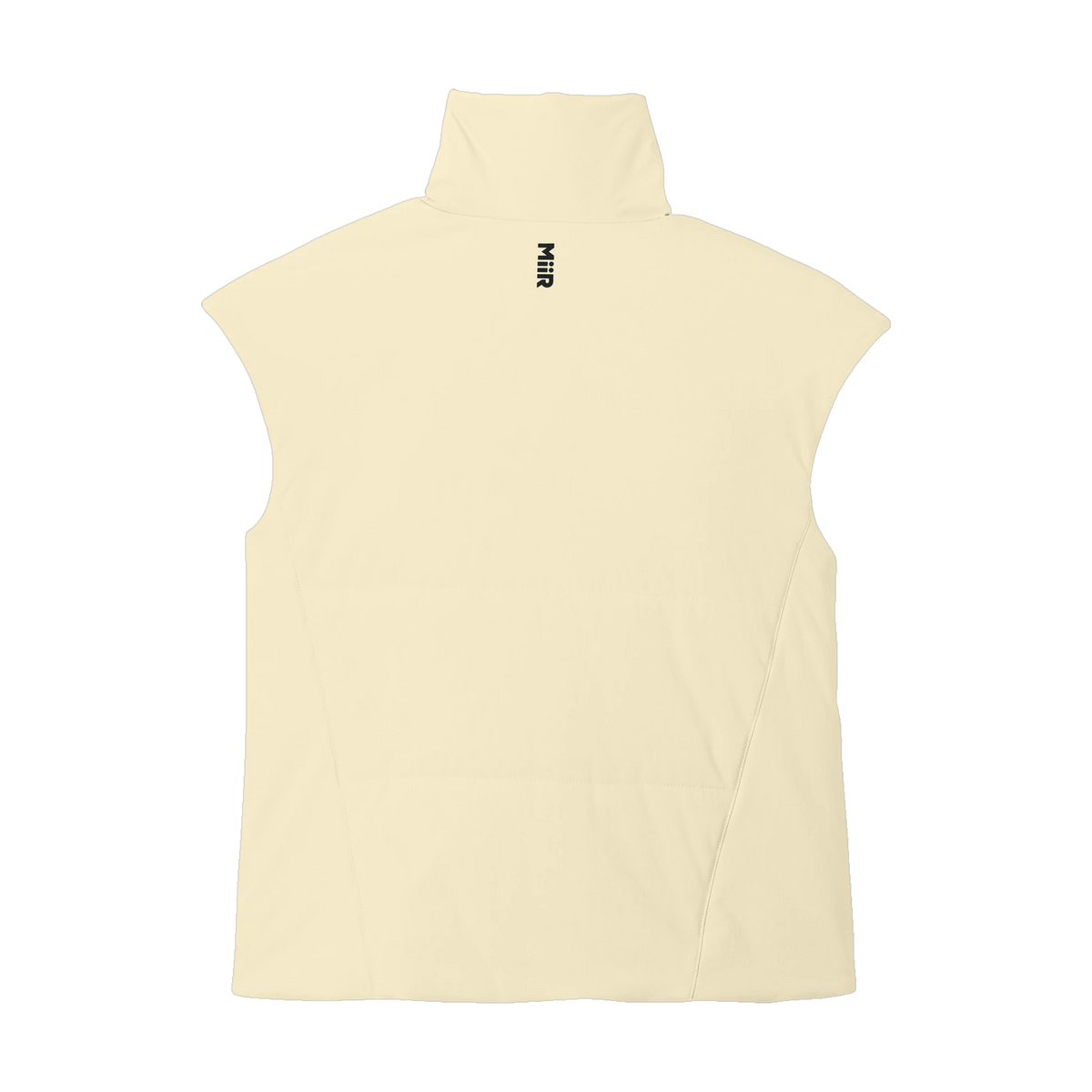 MiiR Women's Sashiko Stretch Puffy Vest in Alabaster — custom branded by Motive