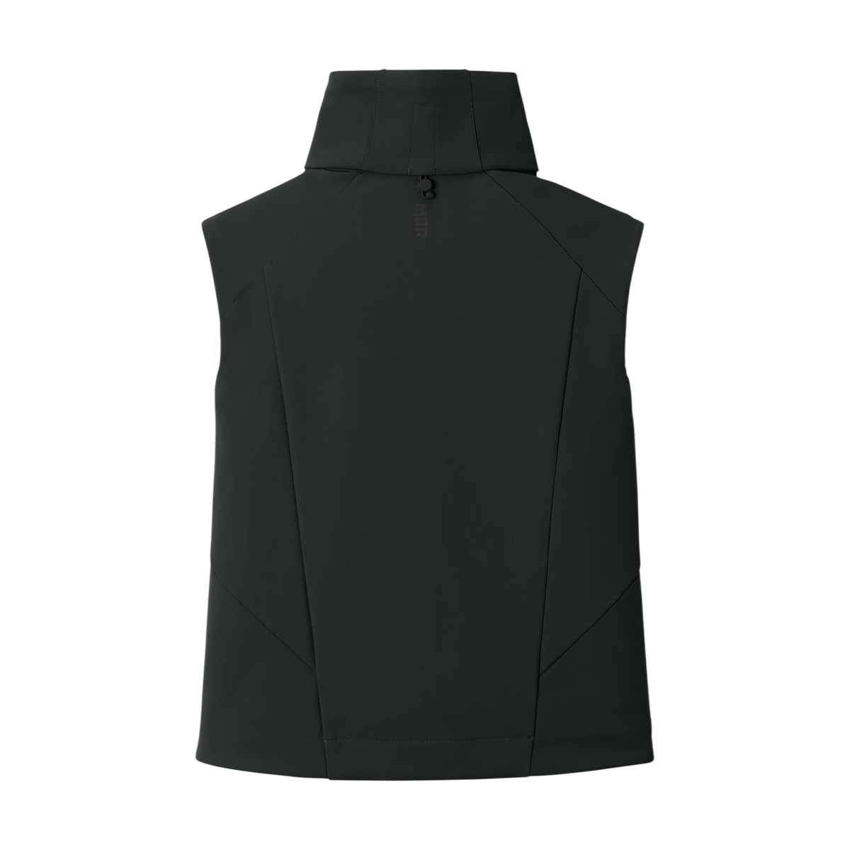 MiiR Women's Nozawa Soft Shell Vest in Pitch Black — custom branded by Motive