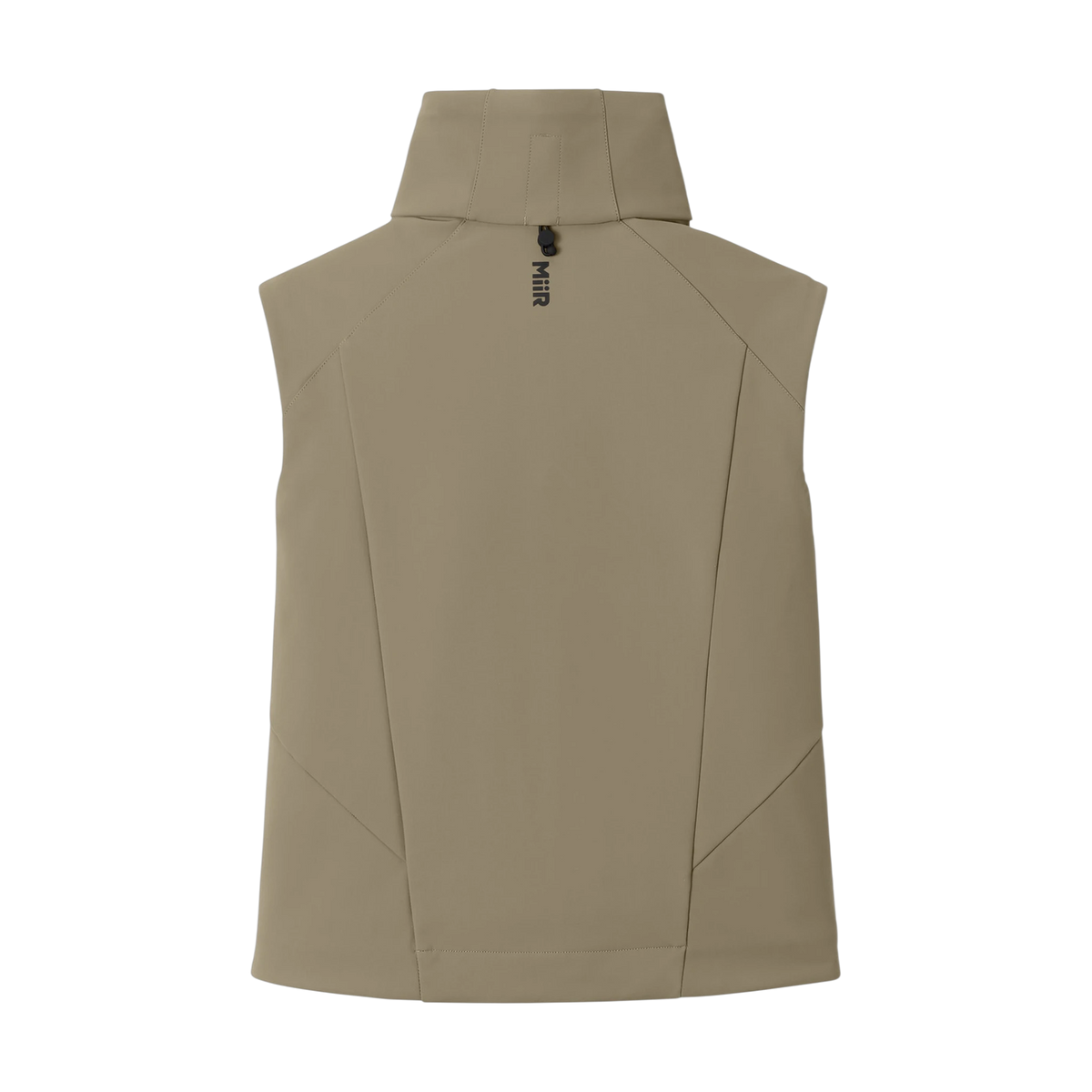 MiiR Women's Nozawa Soft Shell Vest in Truffle — custom branded by Motive