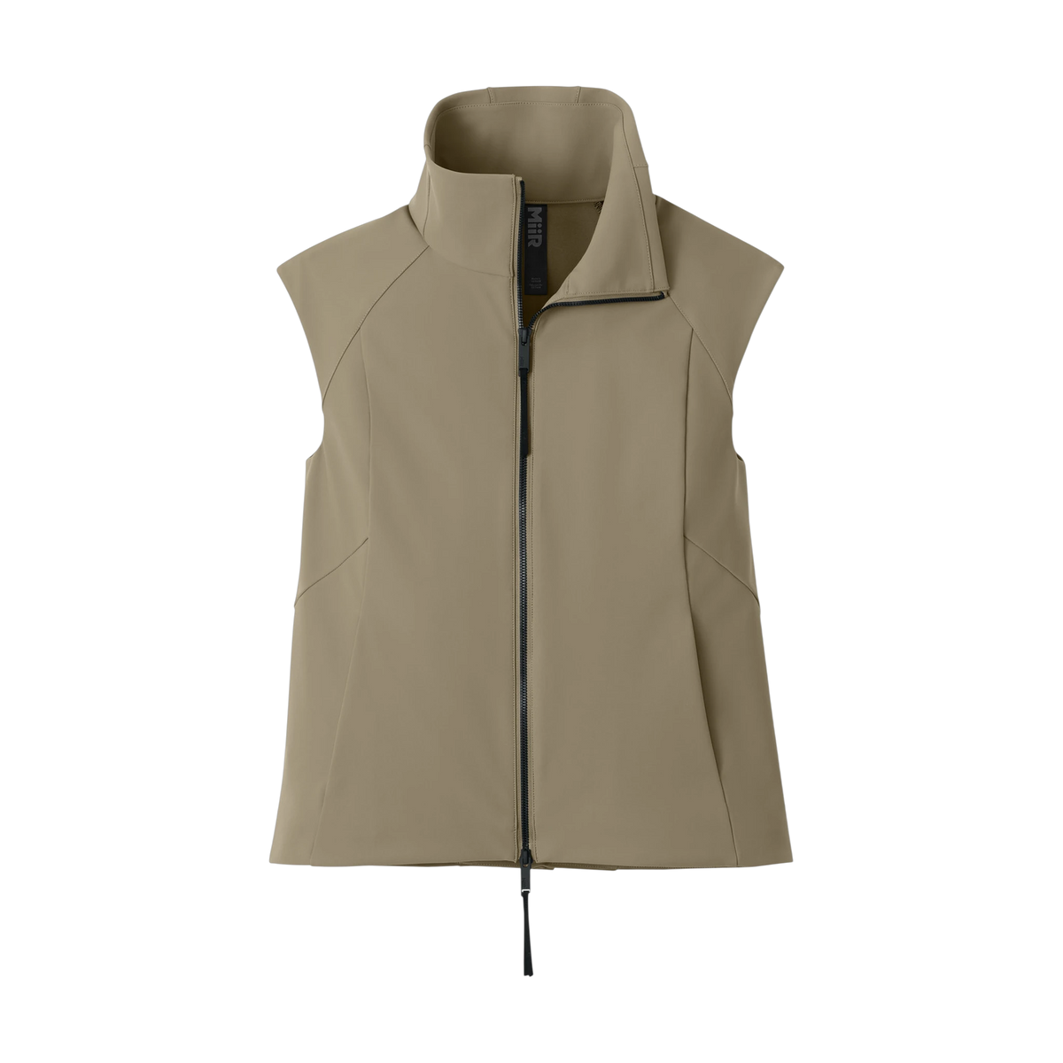 MiiR Women's Nozawa Soft Shell Vest in Truffle — custom branded by Motive