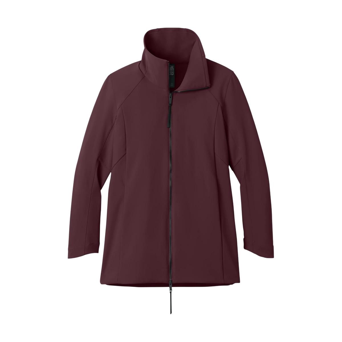 MiiR Women's Nozawa Full-Zip Soft Shell in Dark Fig