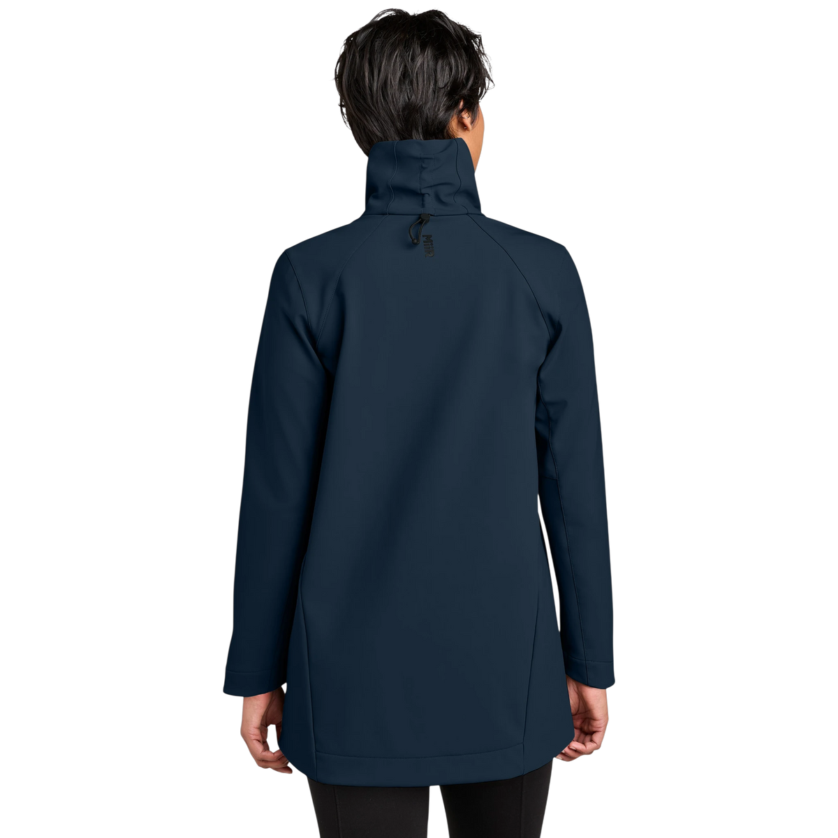 MiiR Women's Nozawa Full-Zip Soft Shell in Indigo Navy — custom branded by Motive