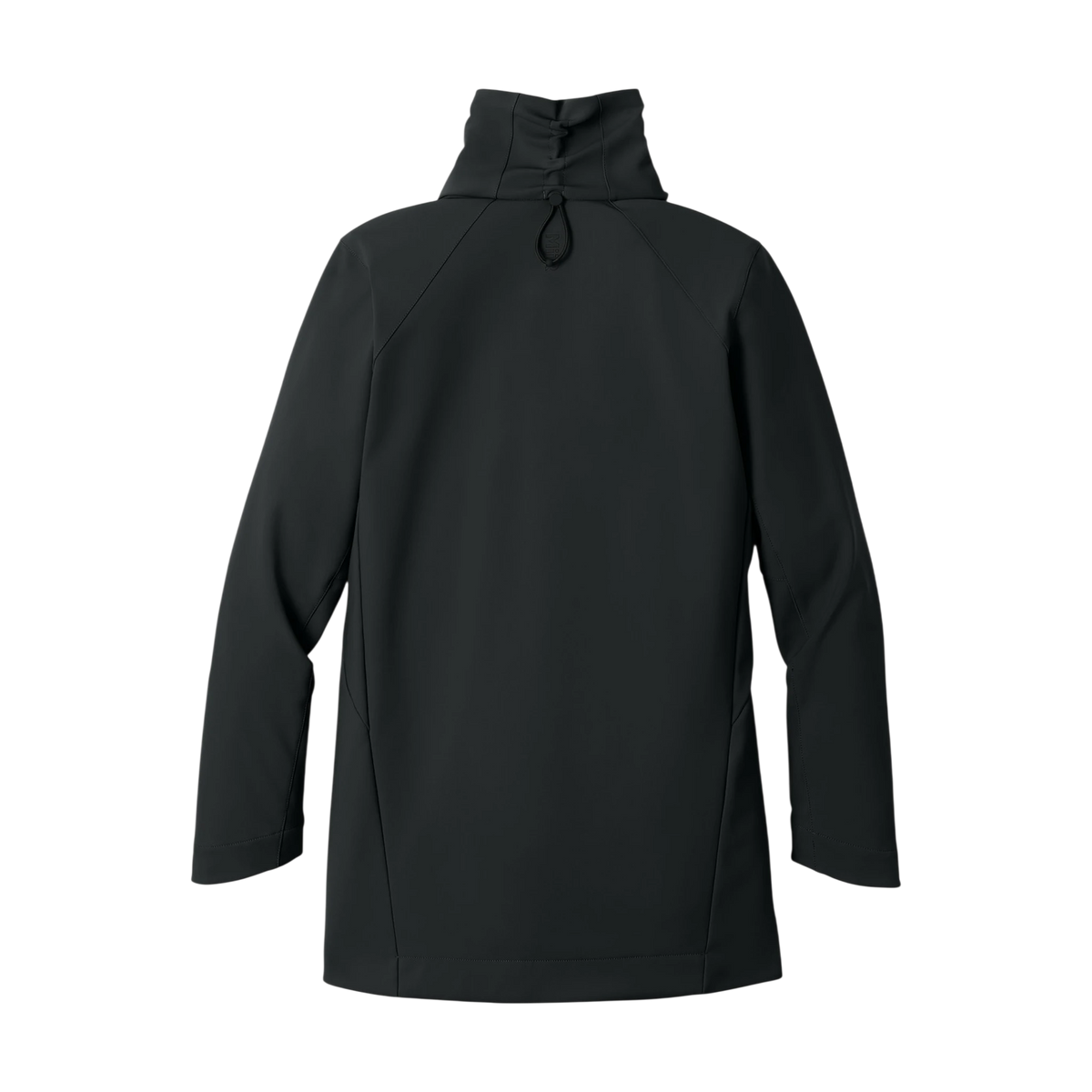 MiiR Women's Nozawa Full-Zip Soft Shell in Pitch Black — custom branded by Motive