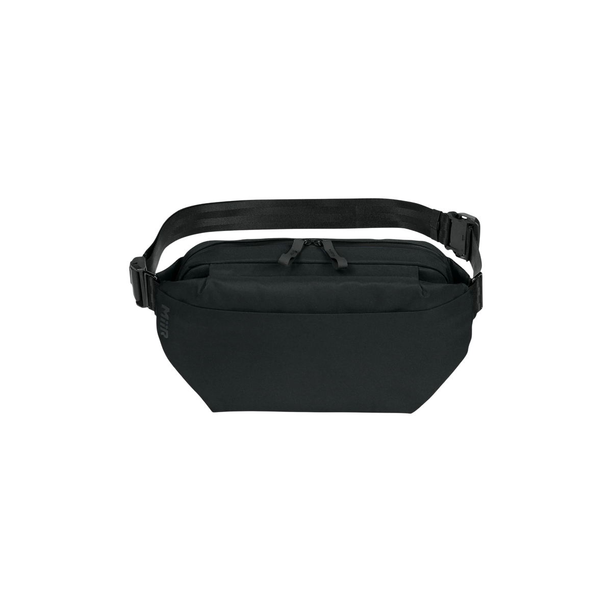 MiiR Vessel Crossbody in Pitch Black — custom branded by Motive