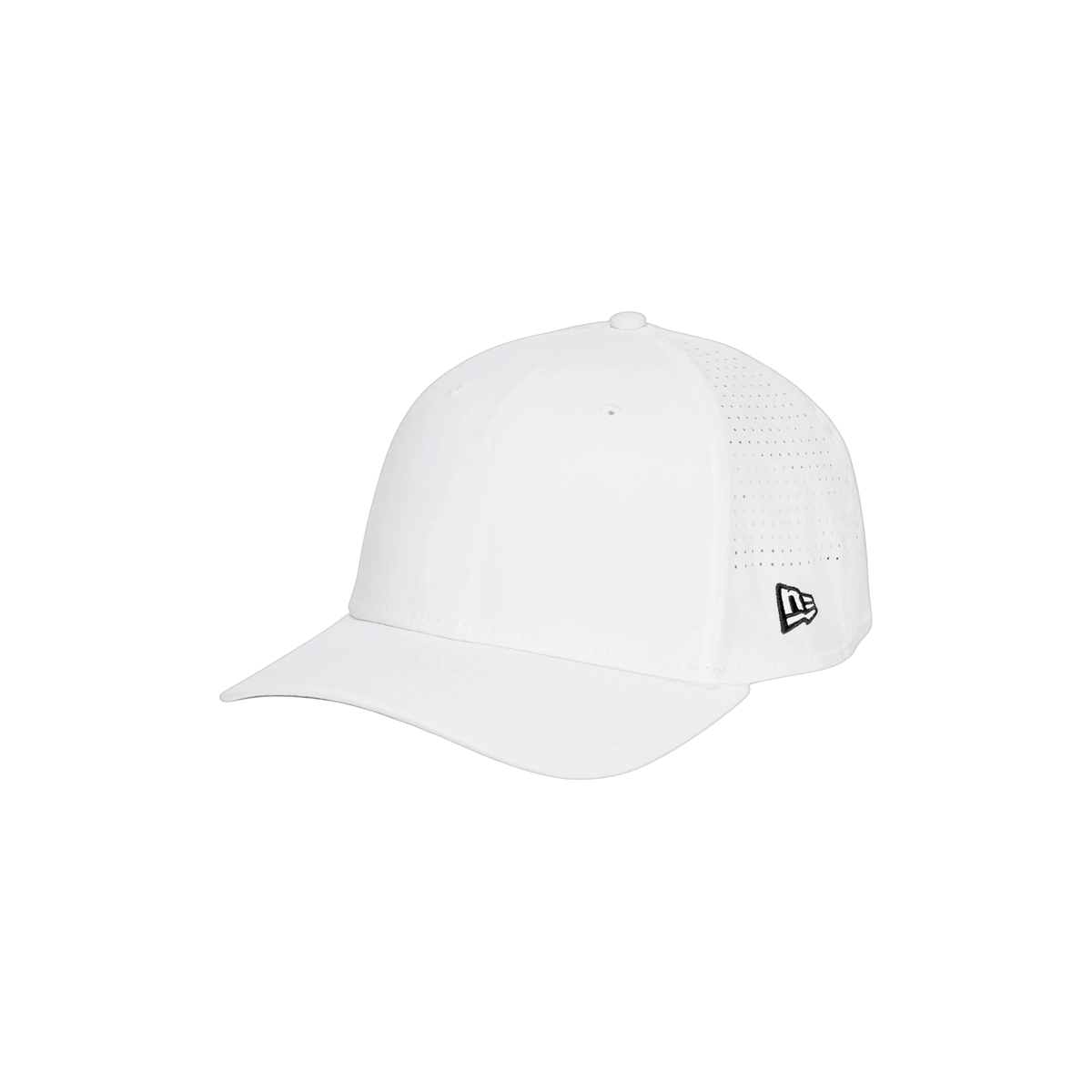 New Era 9SEVENTY Perforated Snapback Cap in White