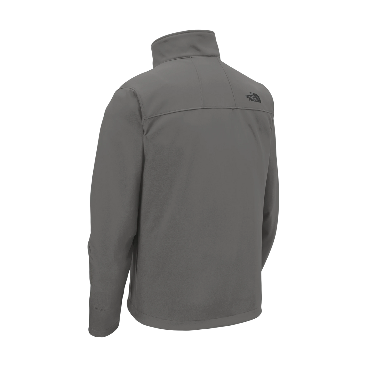 The North Face Apex Barrier Soft Shell Jacket in Asphalt Grey — custom branded by Motive