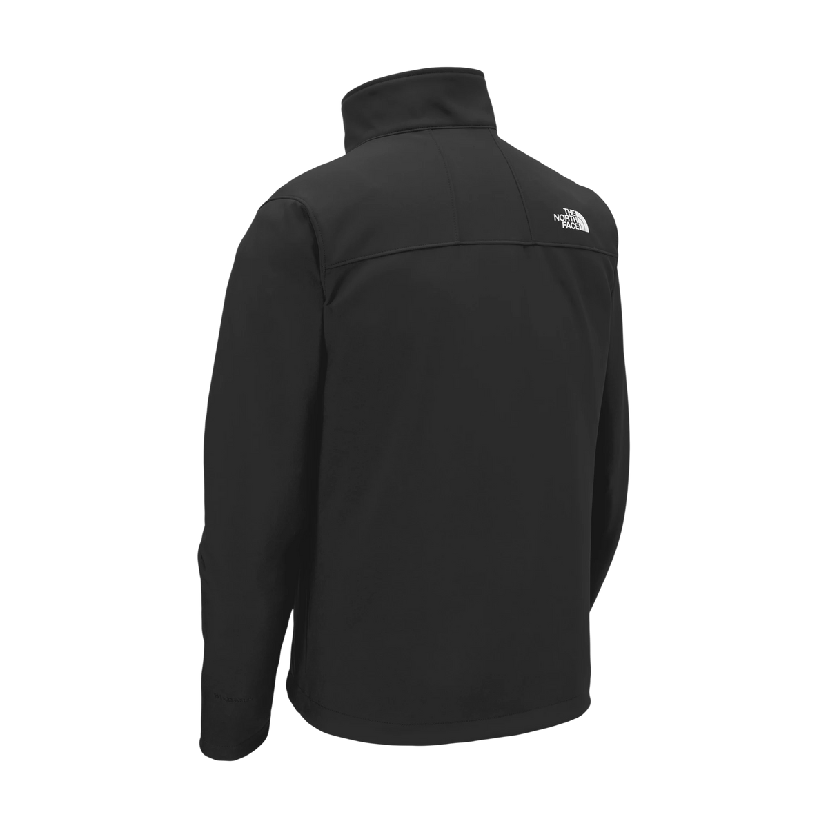 The North Face Apex Barrier Soft Shell Jacket in TNF Black — custom branded by Motive