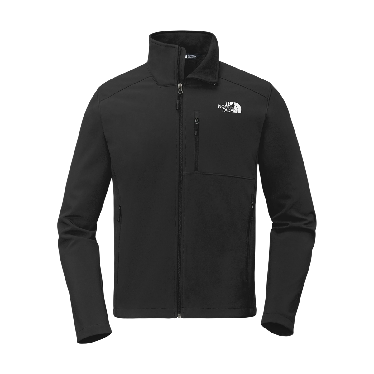 The North Face Apex Barrier Soft Shell Jacket in TNF Black — custom branded by Motive
