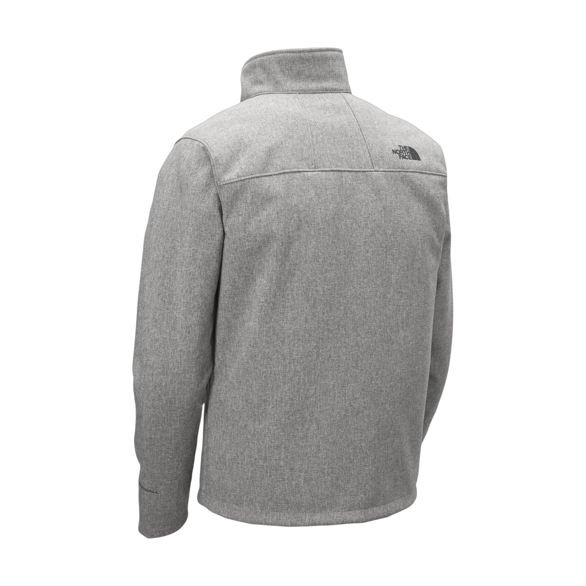 The North Face Apex Barrier Soft Shell Jacket in TNF Medium Grey Heather — custom branded by Motive