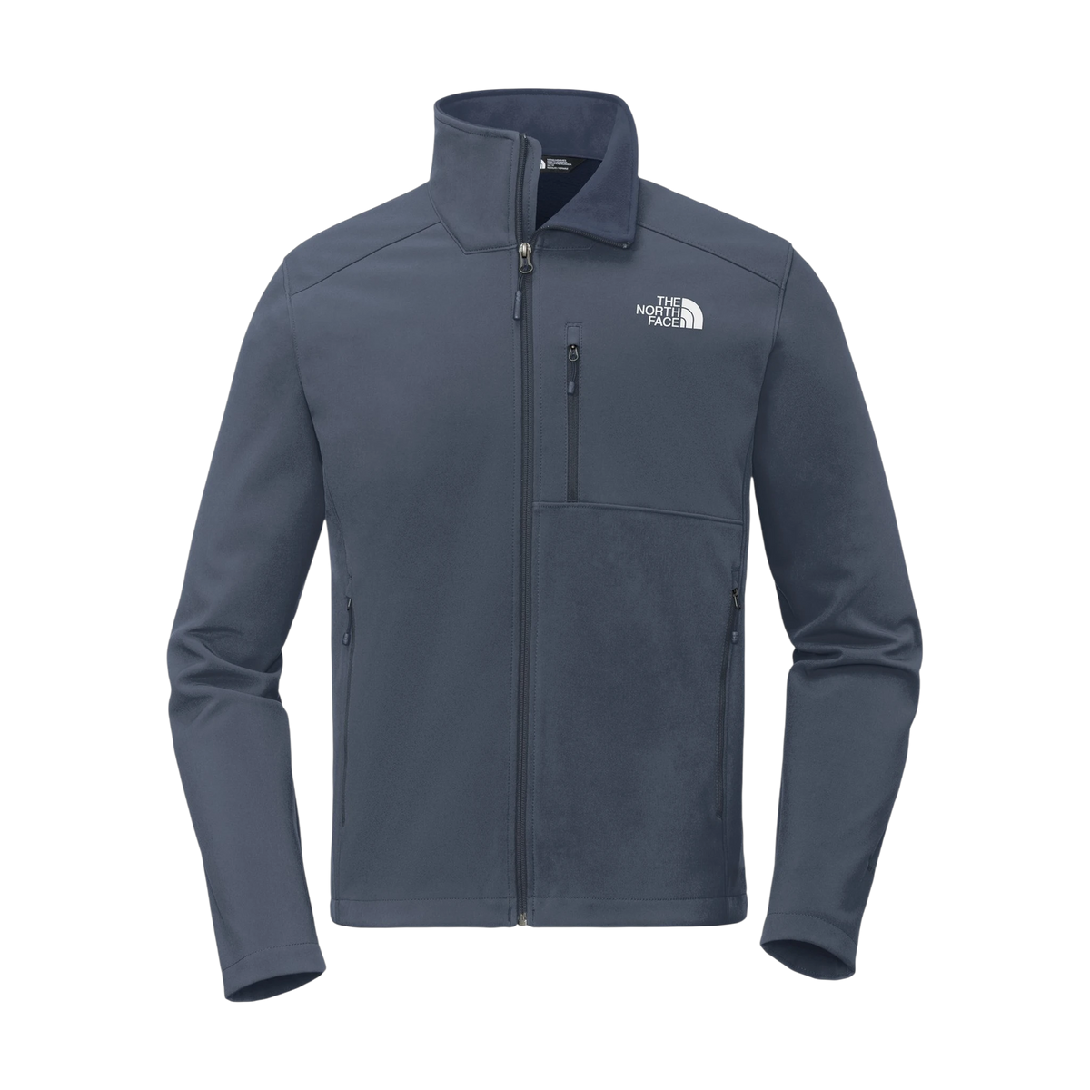The North Face Apex Barrier Soft Shell Jacket in Urban Navy — custom branded by Motive