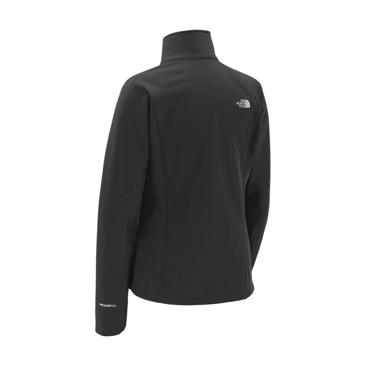 The North Face Women's Apex Barrier Soft Shell Jacket in TNF Black — custom branded by Motive