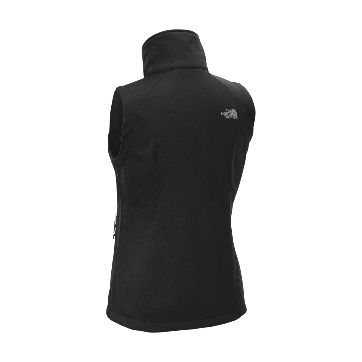 The North Face Women's Ridgewall Soft Shell Vest in TNF Black — custom branded by Motive