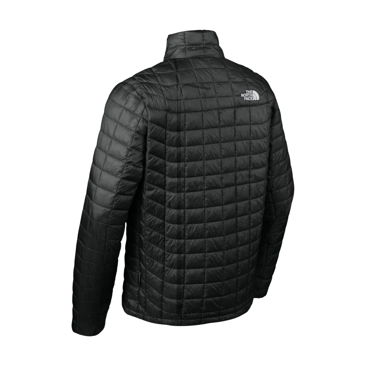 The North Face ThermoBall Trekker Jacket in TNF Matte Black — custom branded by Motive