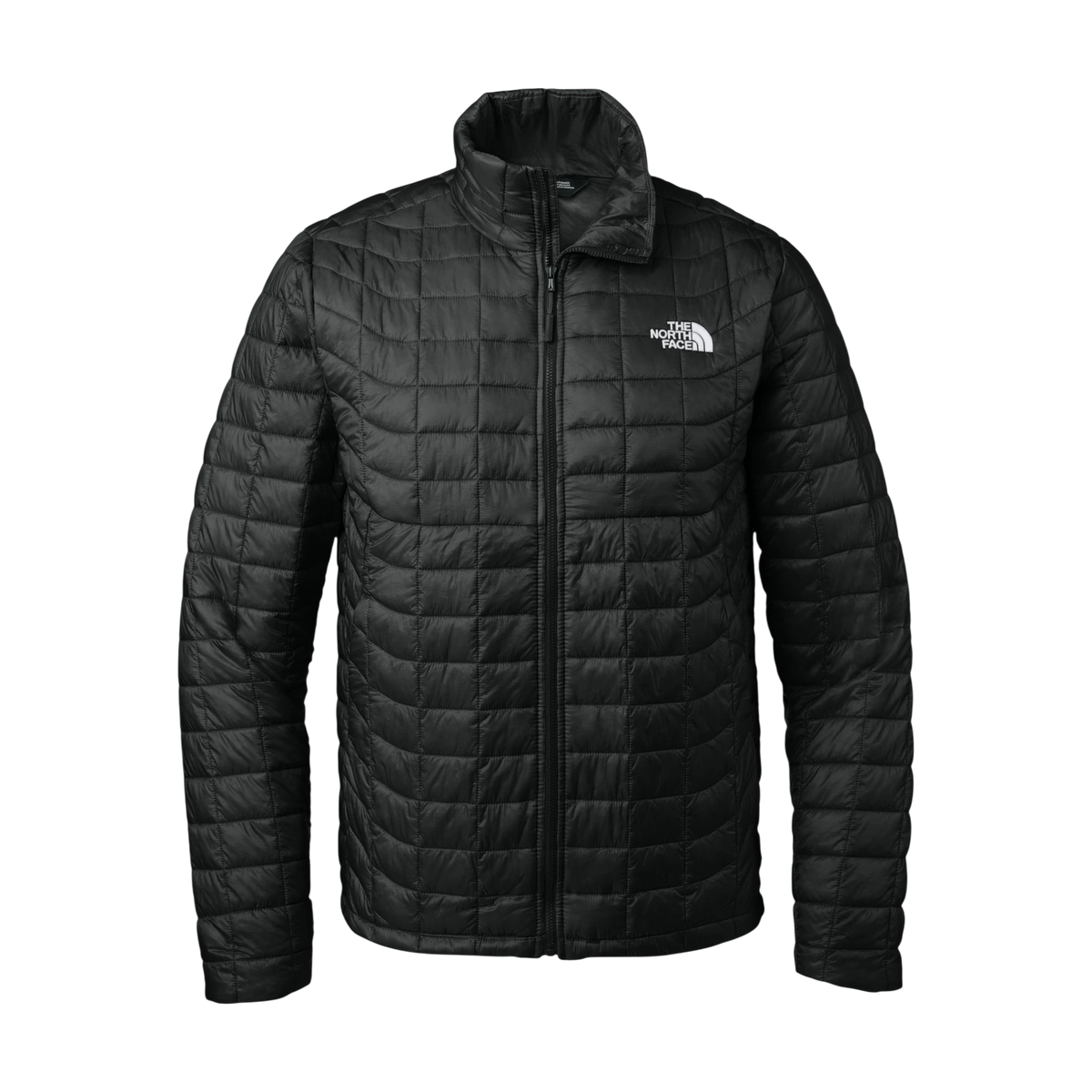 The North Face ThermoBall Trekker Jacket in TNF Matte Black — custom branded by Motive