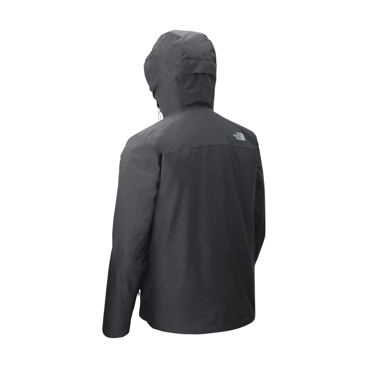 The North Face DryVent Rain Jacket in TNF Dark Grey Heather — custom branded by Motive