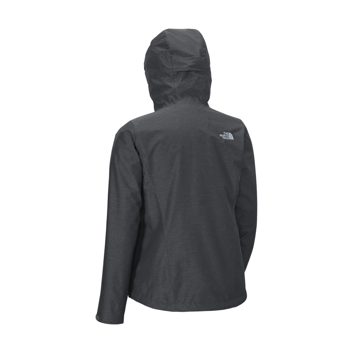 The North Face Women's DryVent Rain Jacket in TNF Dark Grey Heather — custom branded by Motive