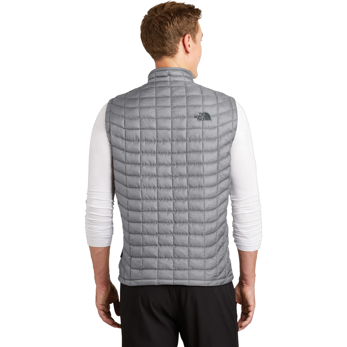 The North Face ThermoBall Trekker Vest in Mid Grey — custom branded by Motive