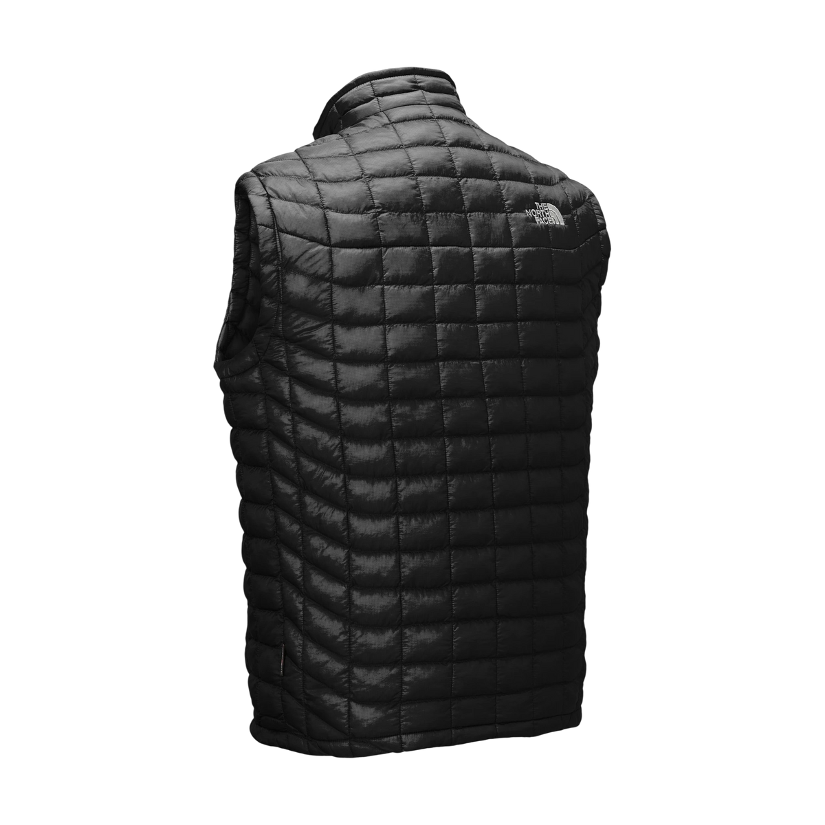 The North Face ThermoBall Trekker Vest in TNF Black — custom branded by Motive