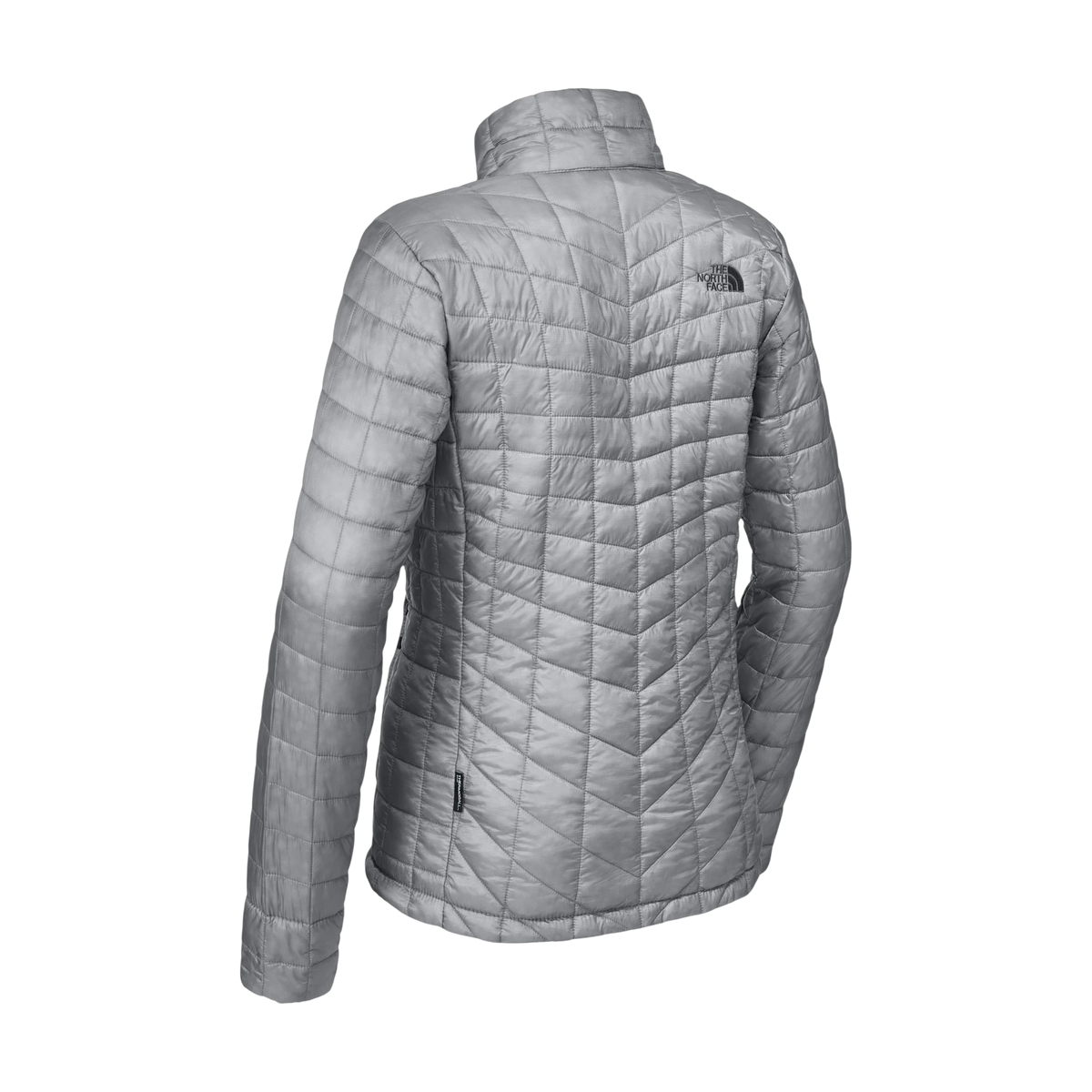 The North Face Women's ThermoBall Trekker Jacket in Mid Grey — custom branded by Motive