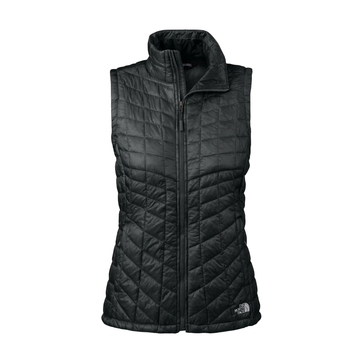 The North Face Women's ThermoBall Trekker Vest in TNF Black — custom branded by Motive