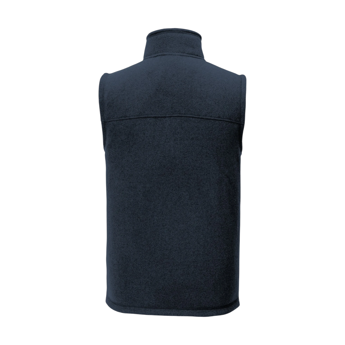 The North Face Sweater Fleece Vest in Urban Navy Heather — custom branded by Motive