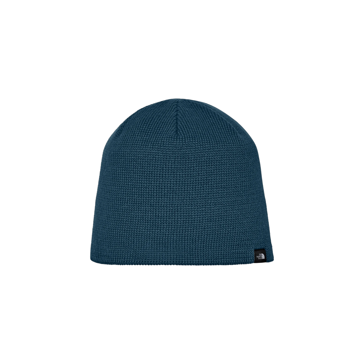 The North Face Mountain Beanie in Blue Wing — custom branded by Motive