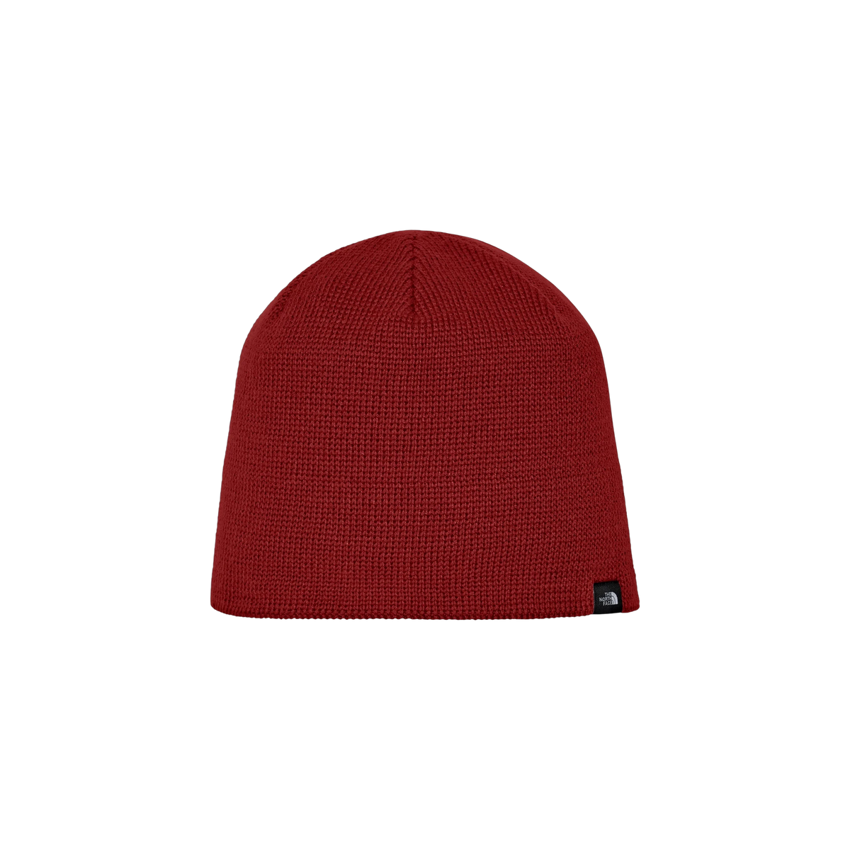 The North Face Mountain Beanie in Cardinal Red — custom branded by Motive