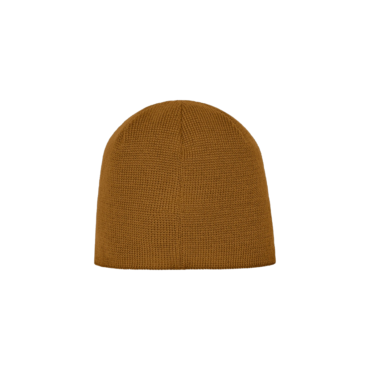The North Face Mountain Beanie in Timber Tan — custom branded by Motive