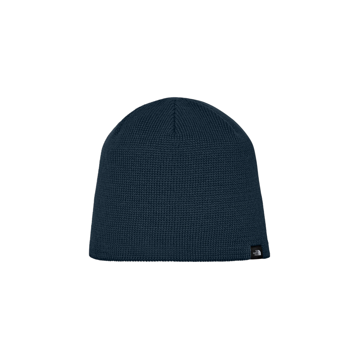 The North Face Mountain Beanie in Urban Navy — custom branded by Motive