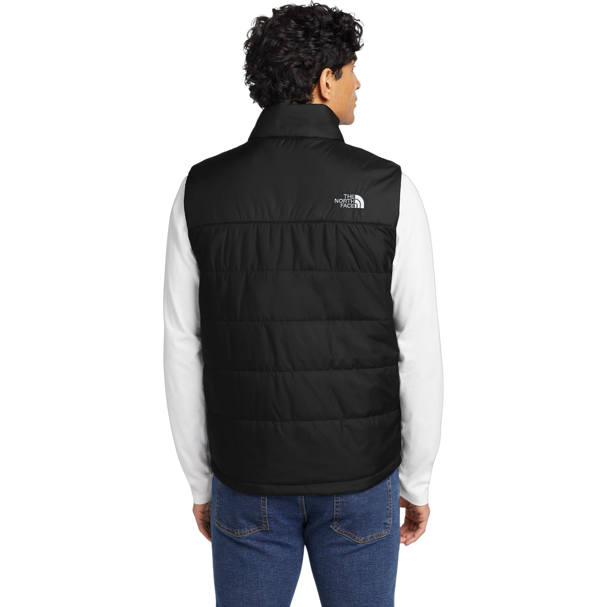 The North Face Everyday Insulated Vest in TNF Black — custom branded by Motive
