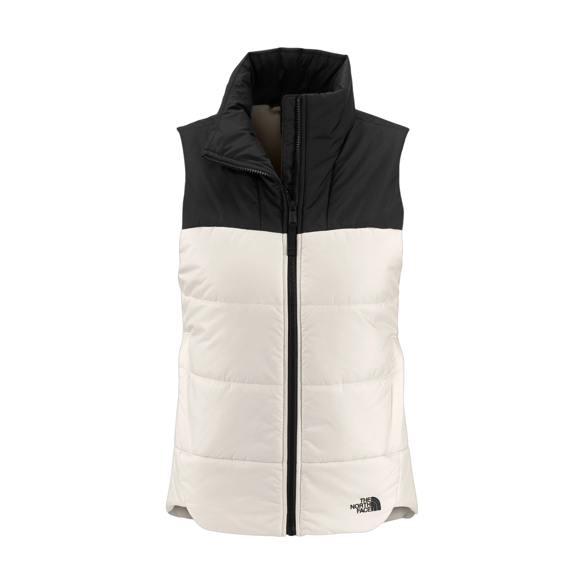 The North Face Women's Everyday Insulated Vest in Vintage White — custom branded by Motive