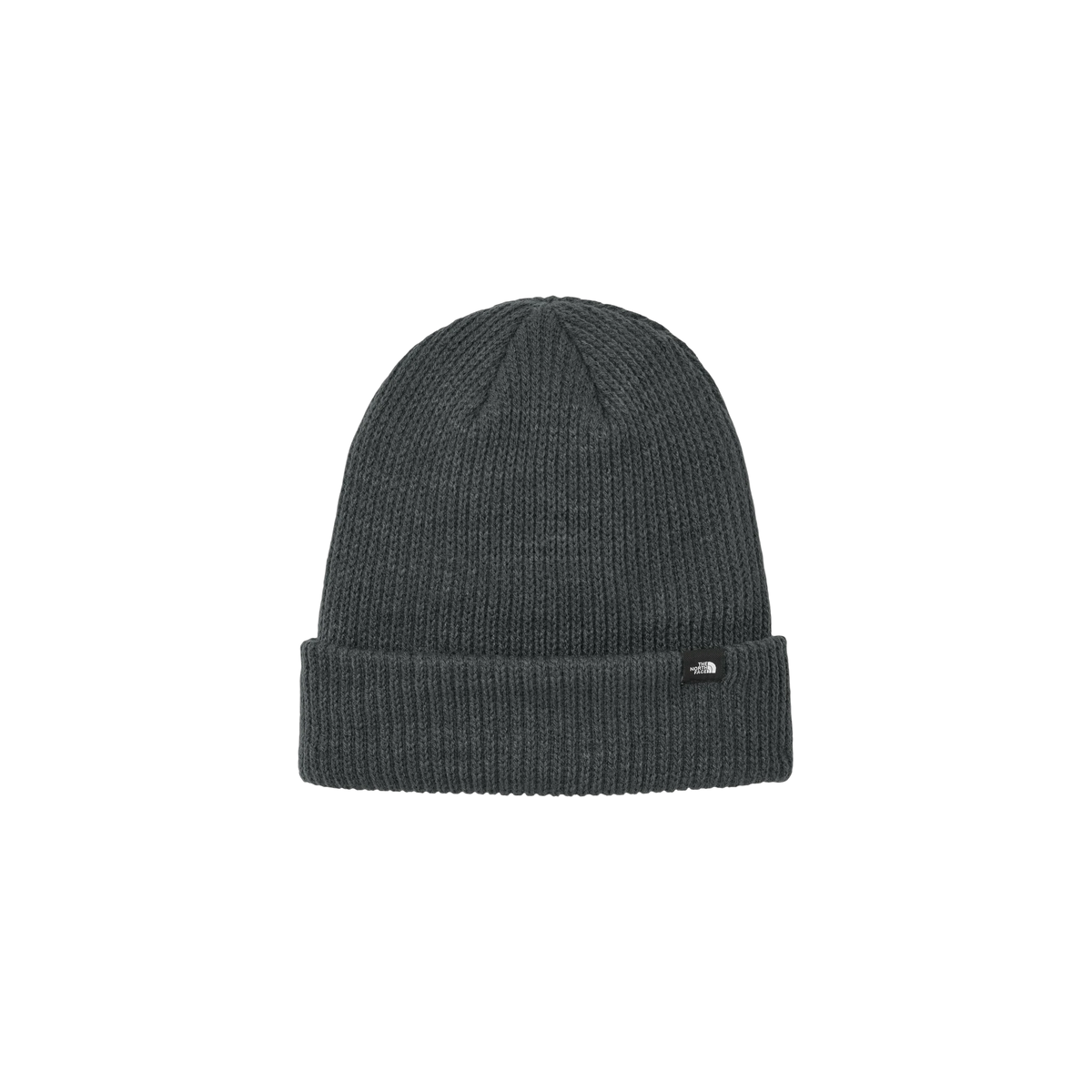The North Face Truckstop Beanie in Asphalt Grey — custom branded by Motive