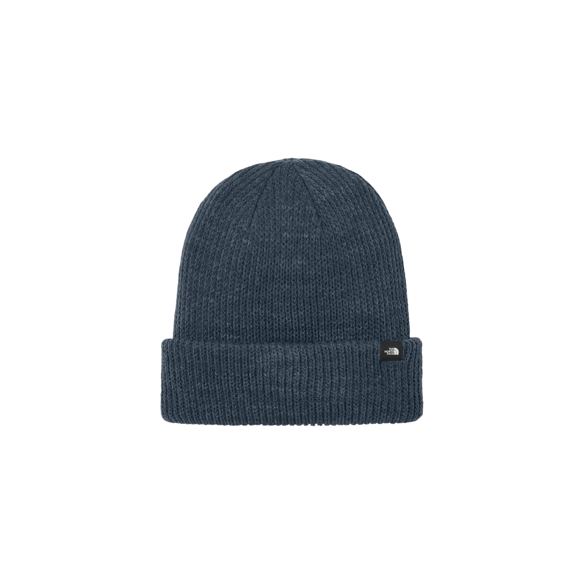 The North Face Truckstop Beanie in Urban Navy Heather — custom branded by Motive