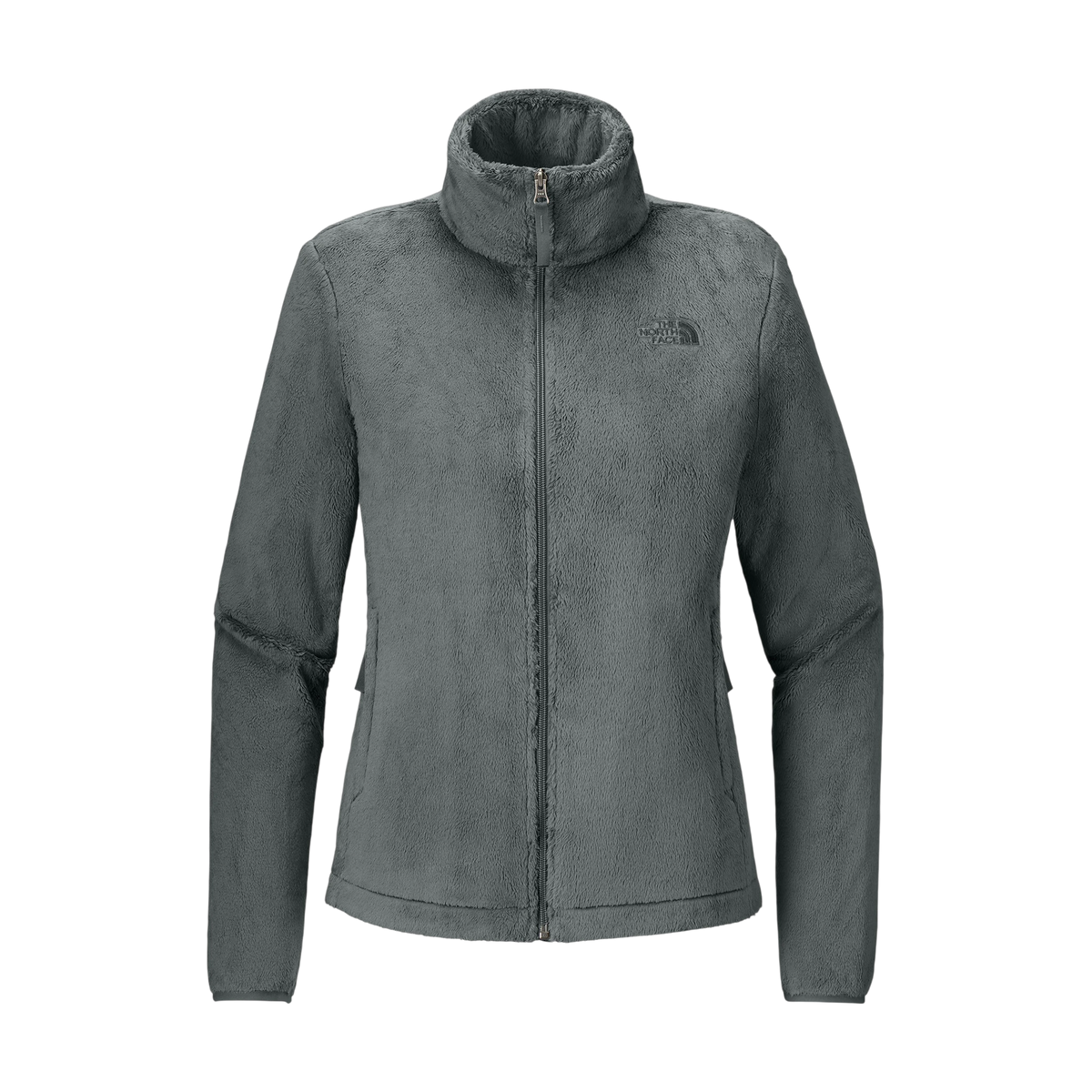 The North Face Women's Osito Fleece Jacket in Smoked Pearl Grey — custom branded by Motive
