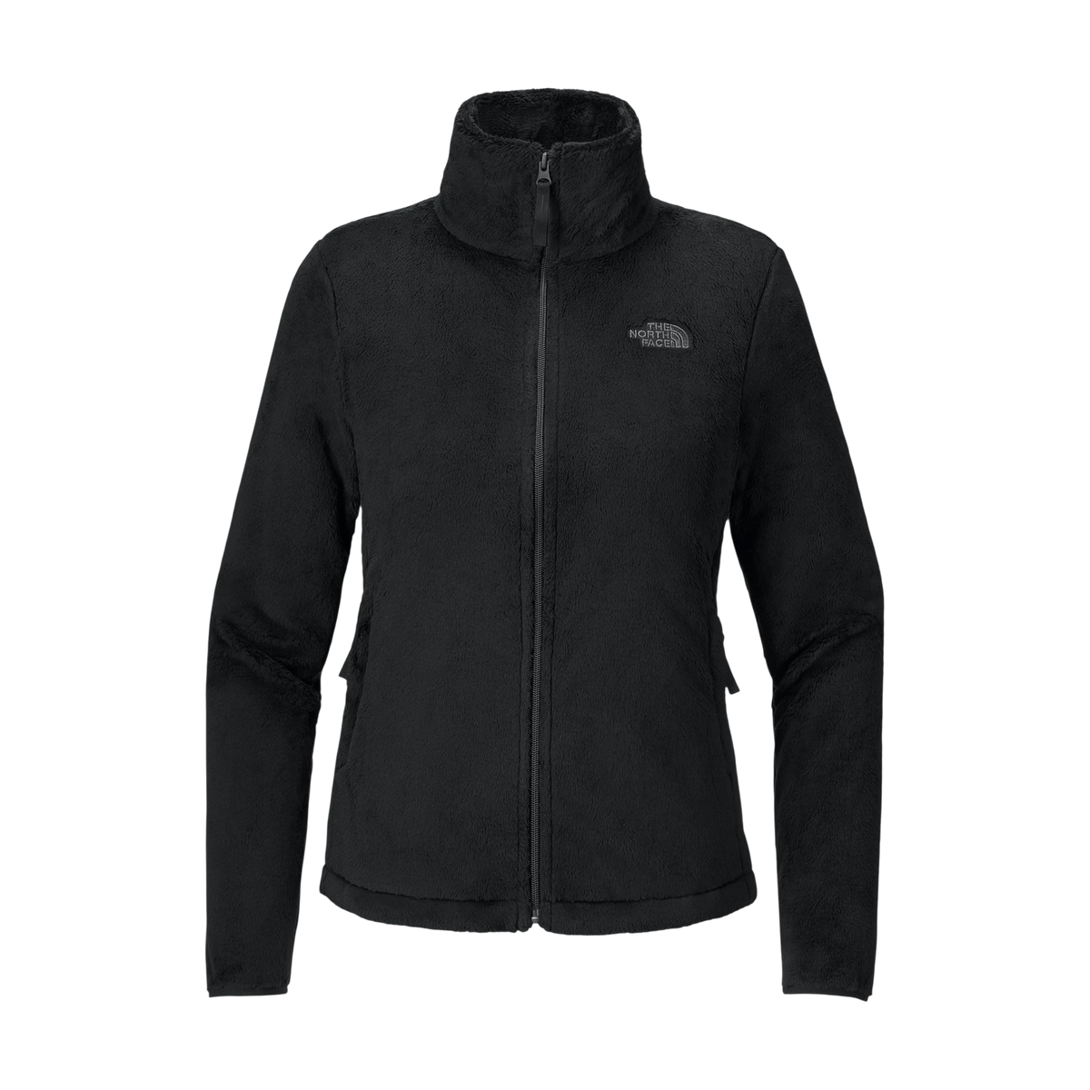 The North Face Women's Osito Fleece Jacket in TNF Black — custom branded by Motive