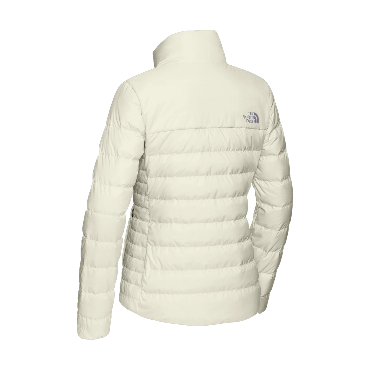 The North Face Women's Down Hybrid Jacket in Vintage White — custom branded by Motive
