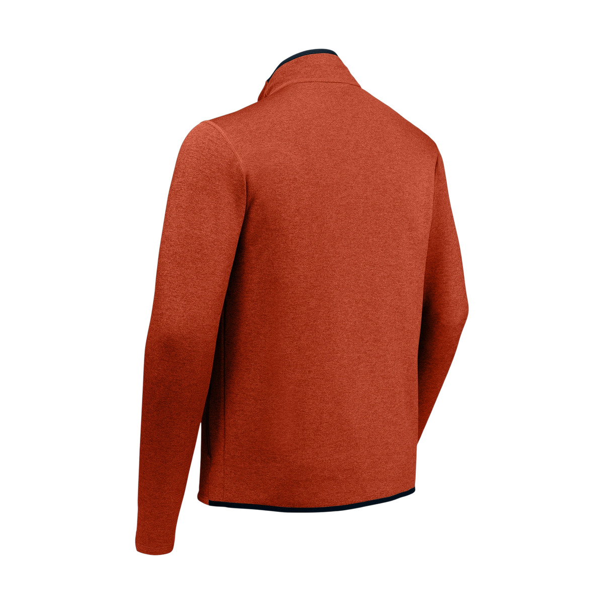 The North Face Skyline Full-Zip Fleece Jacket in Zion Orange Heather/ Urban Navy — custom branded by Motive
