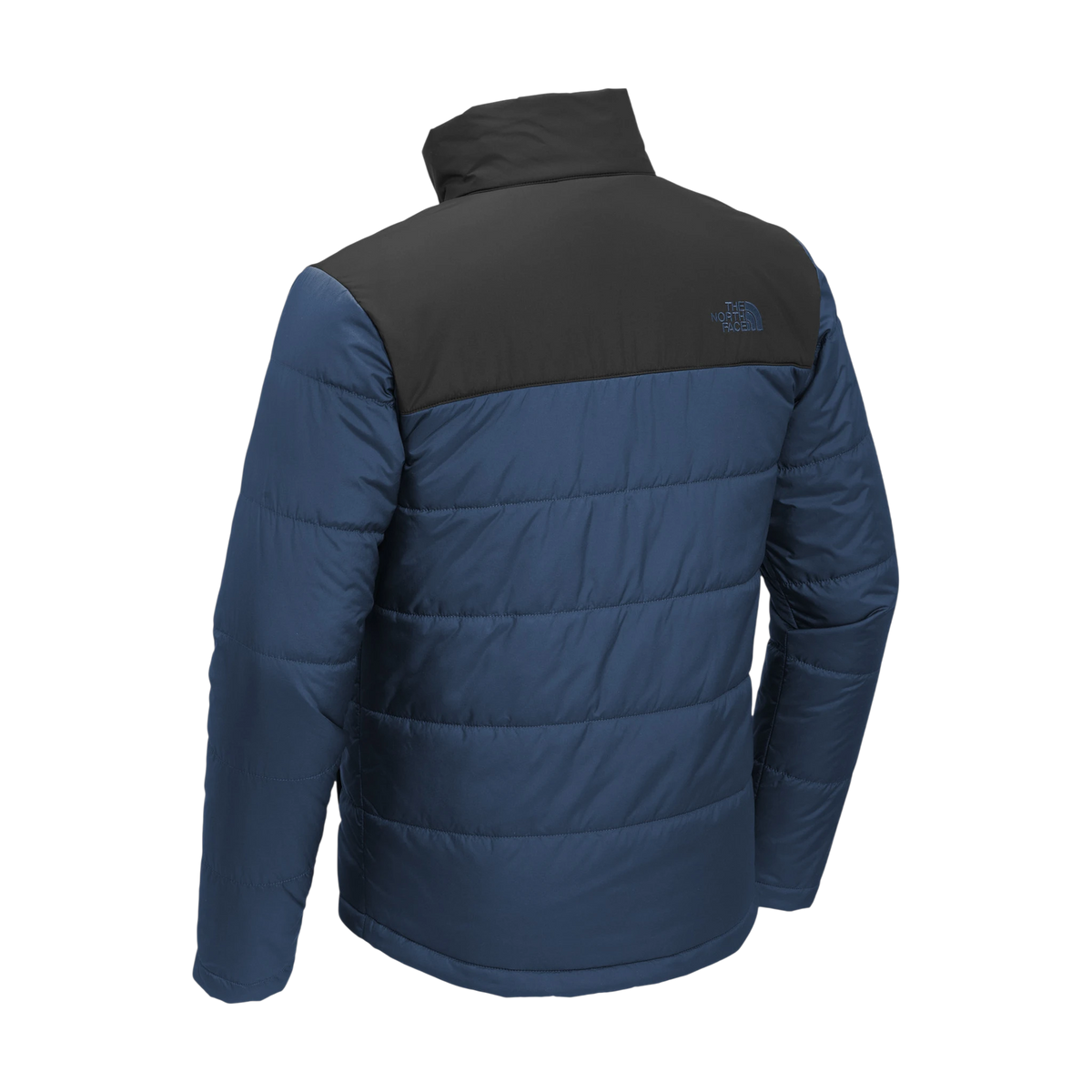 The North Face Chest Logo Everyday Insulated Jacket in Shady Blue — custom branded by Motive