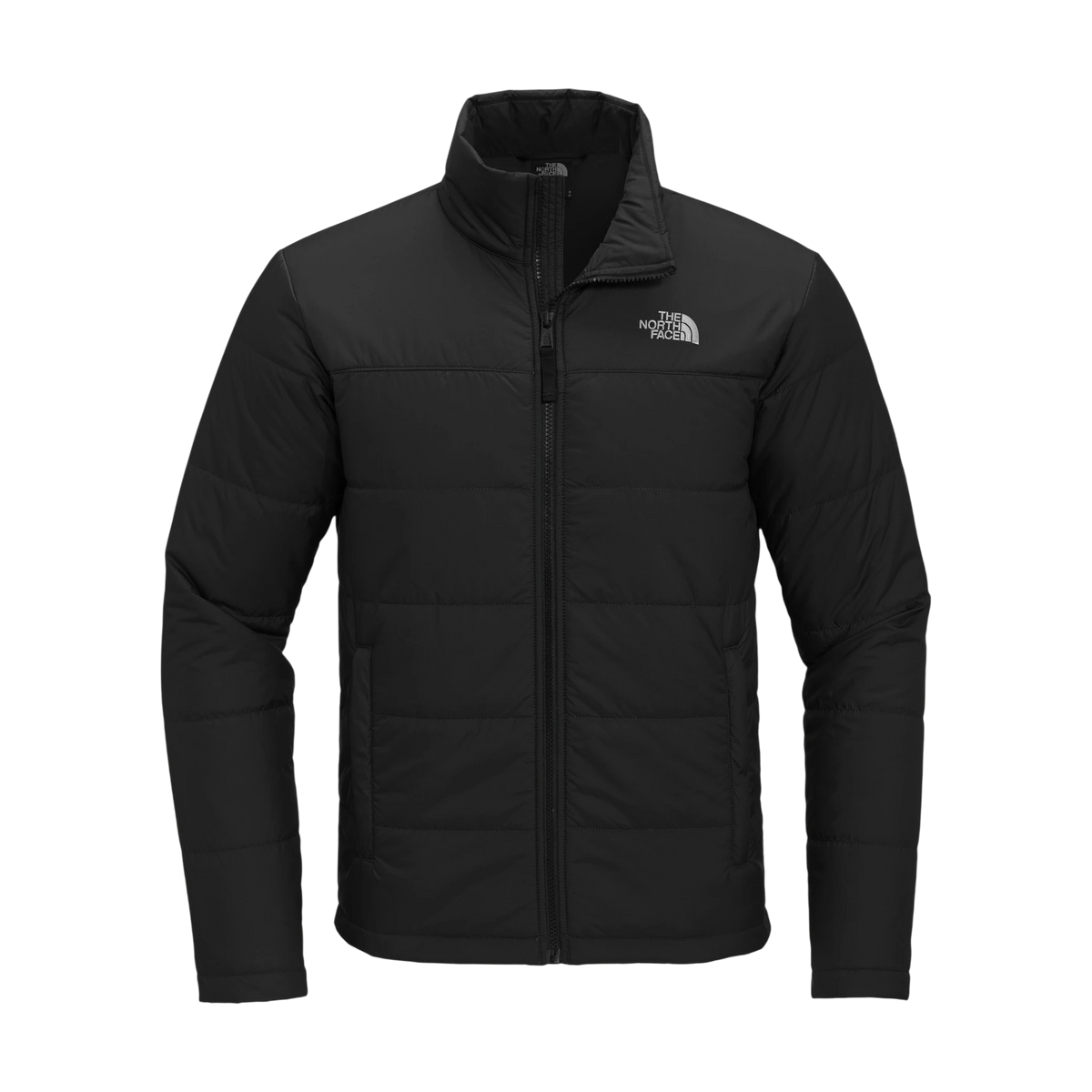 The North Face Chest Logo Everyday Insulated Jacket in TNF Black — custom branded by Motive