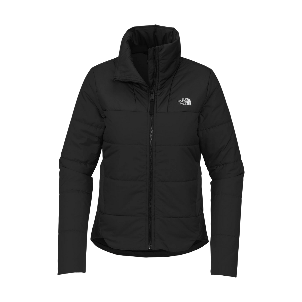 The North Face Women's Chest Logo Everyday Insulated Jacket in TNF Black — custom branded by Motive