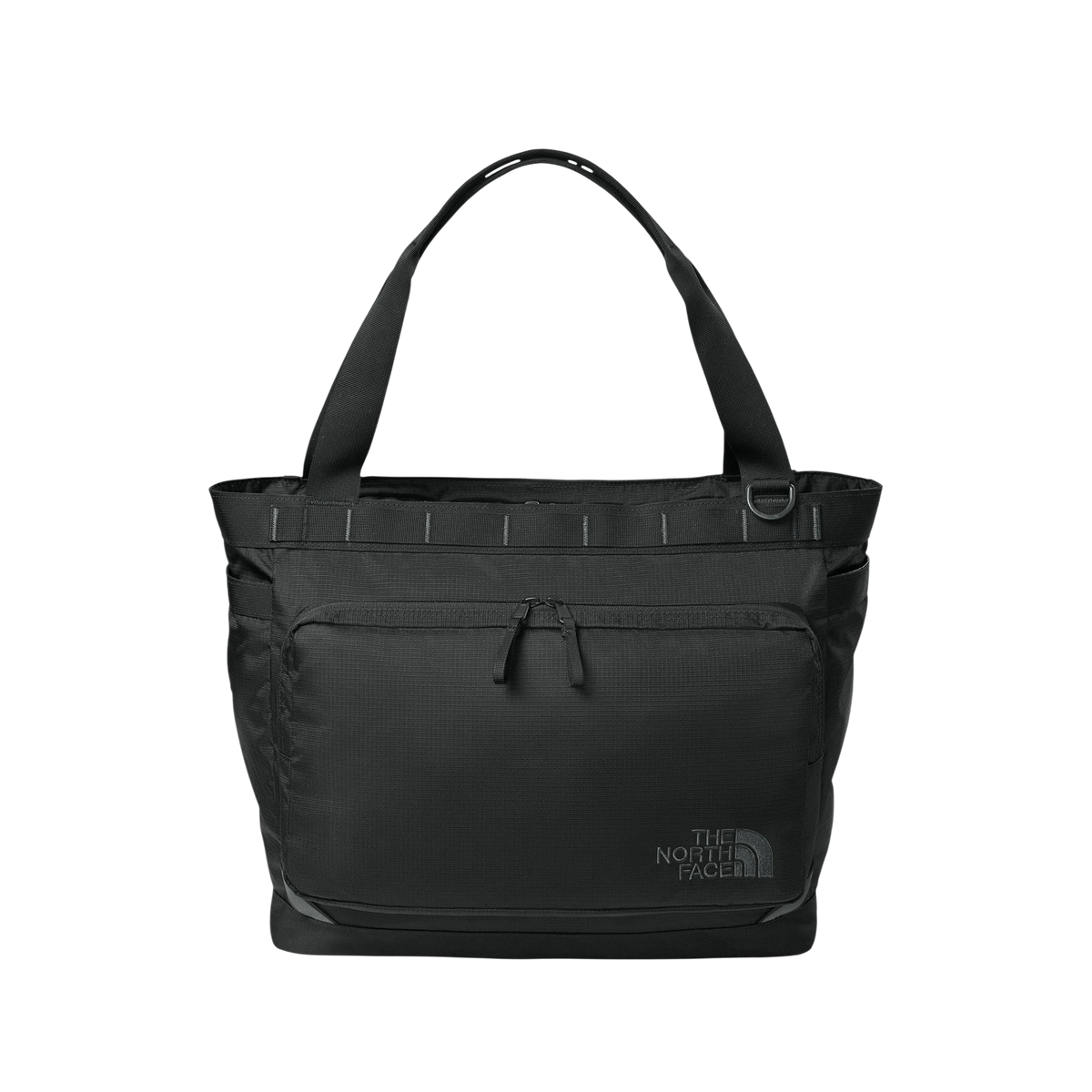 The North Face 25L Travel Tote in TNF Black — custom branded by Motive