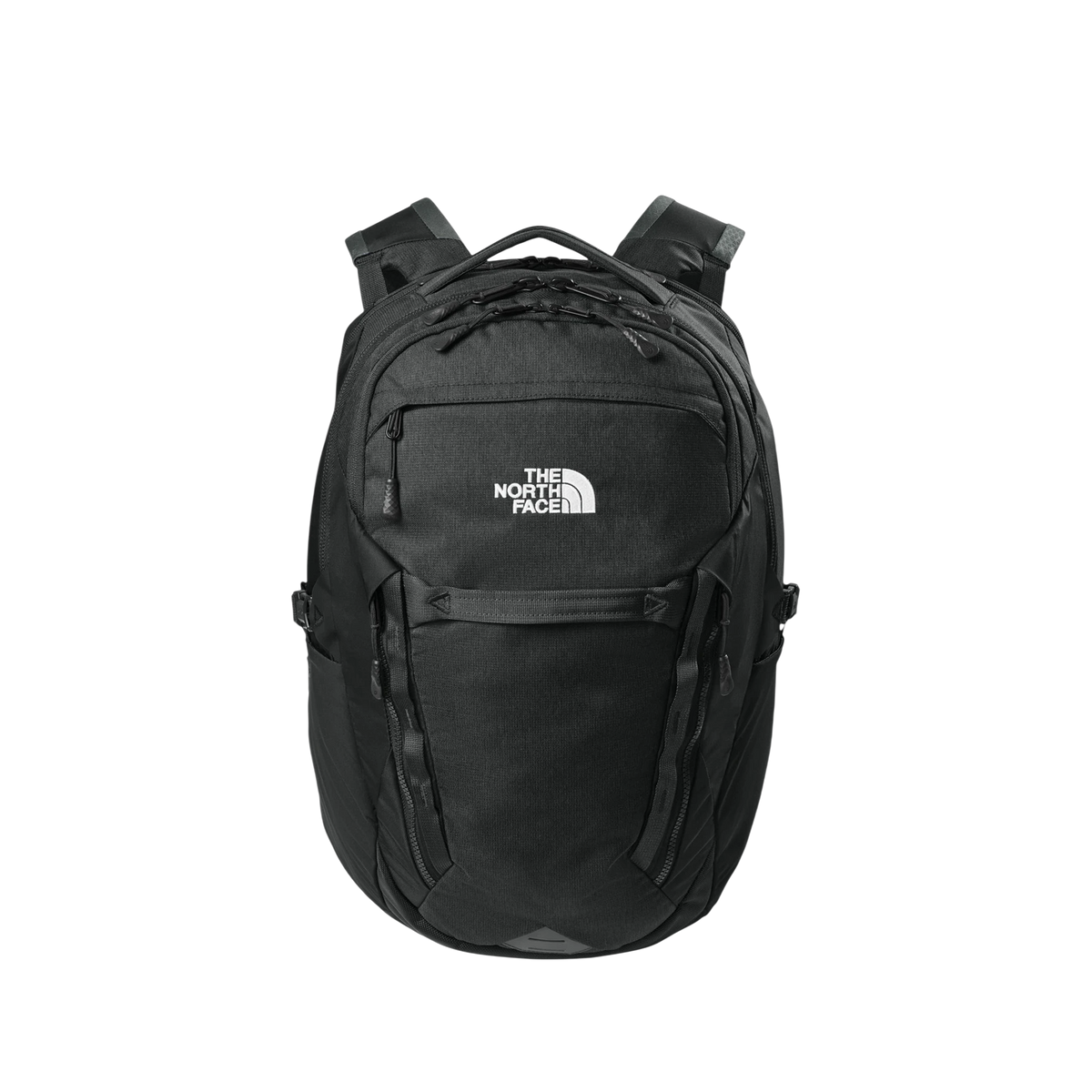 The North Face 31L Royal Arch Backpack in TNF Black — custom branded by Motive