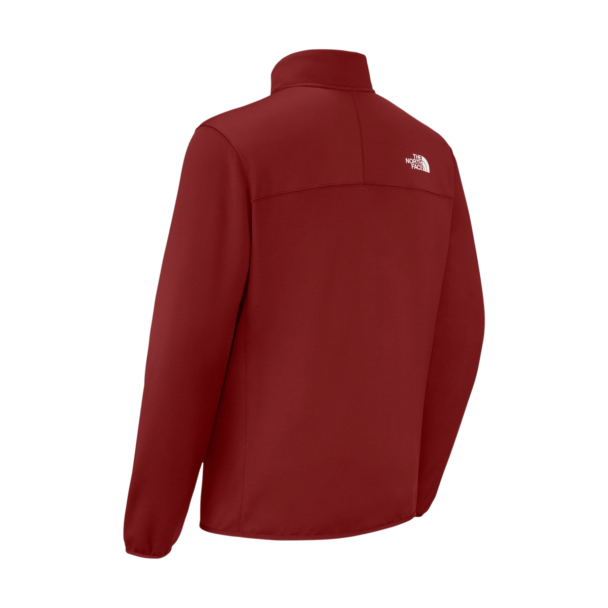 The North Face Dove Creek Full-Zip Fleece Jacket in Cardinal Red — custom branded by Motive