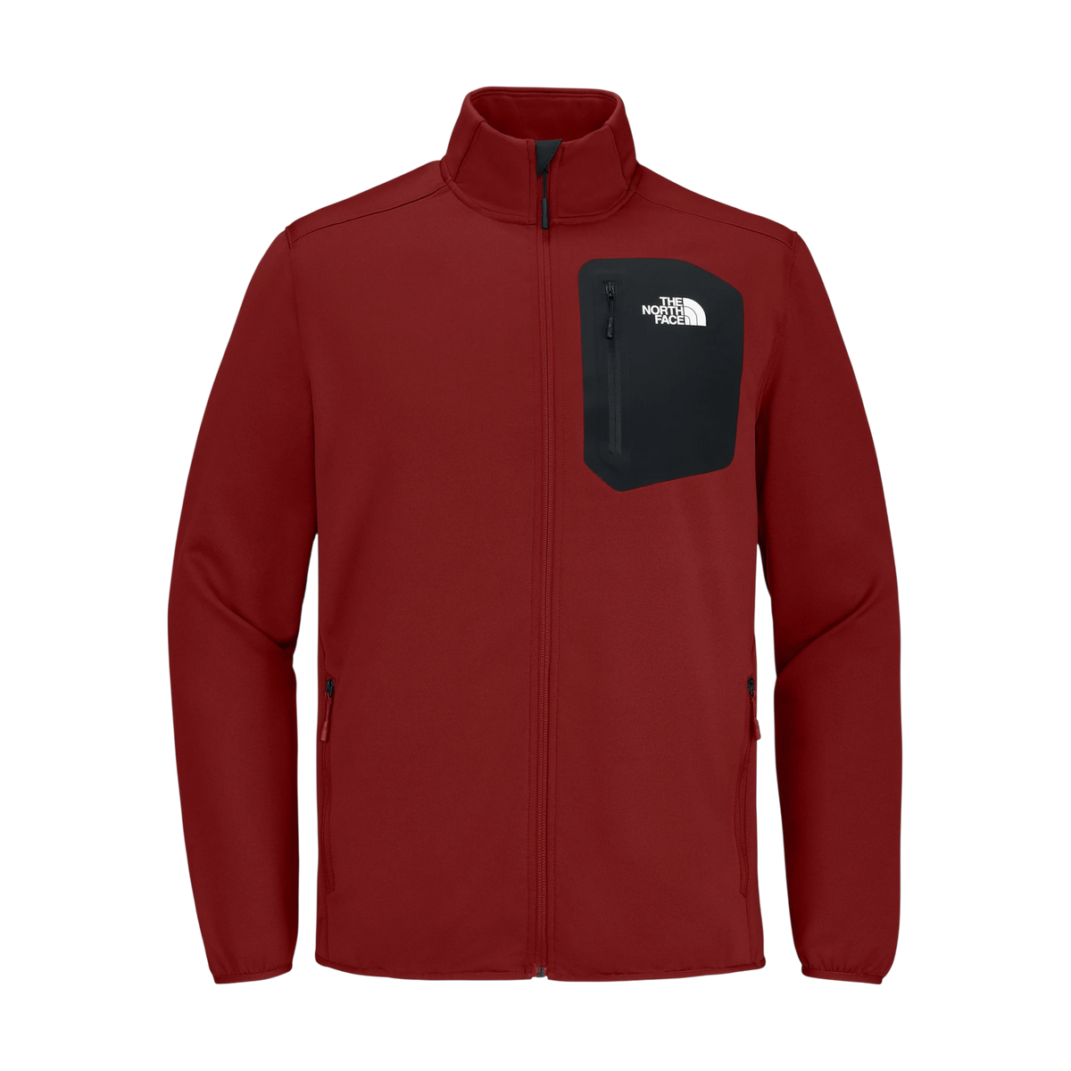 The North Face Dove Creek Full-Zip Fleece Jacket in Cardinal Red — custom branded by Motive
