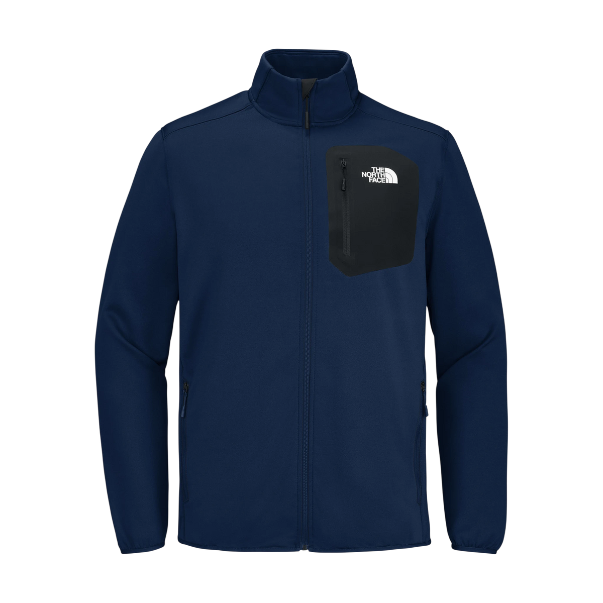 The North Face Dove Creek Full-Zip Fleece Jacket in Lunar Blue — custom branded by Motive