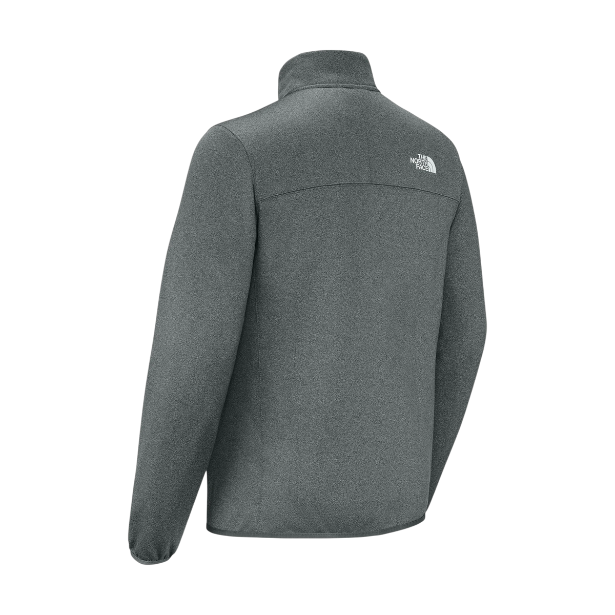The North Face Dove Creek Full-Zip Fleece Jacket in TNF Medium Grey Heather — custom branded by Motive