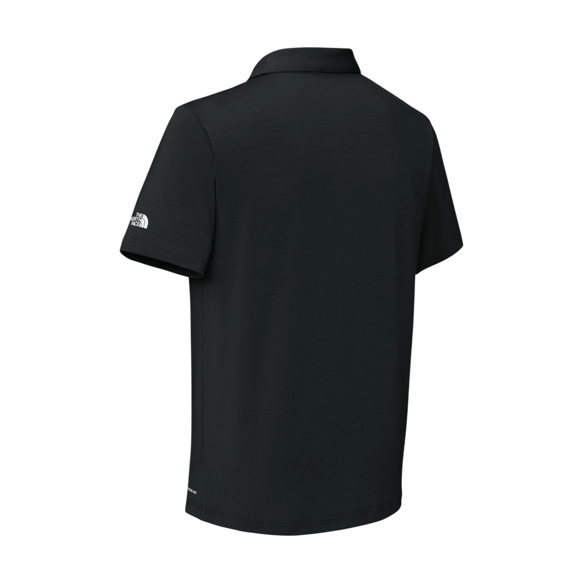 The North Face Canyon Crest Polo in TNF Black — custom branded by Motive
