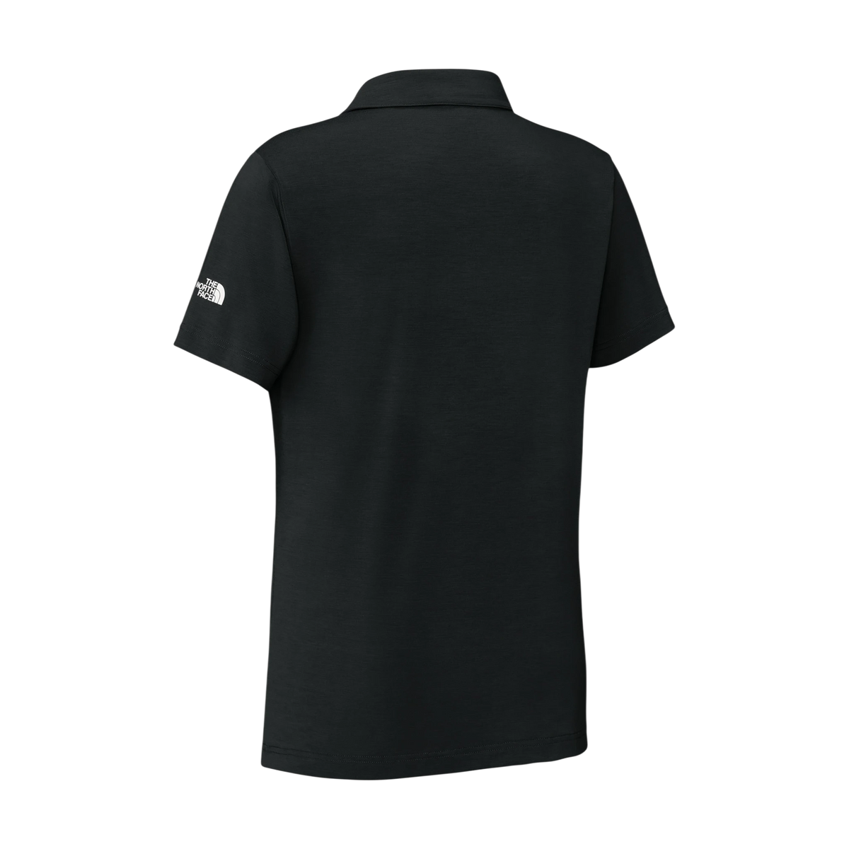 The North Face Women's Canyon Crest Polo in TNF Black — custom branded by Motive
