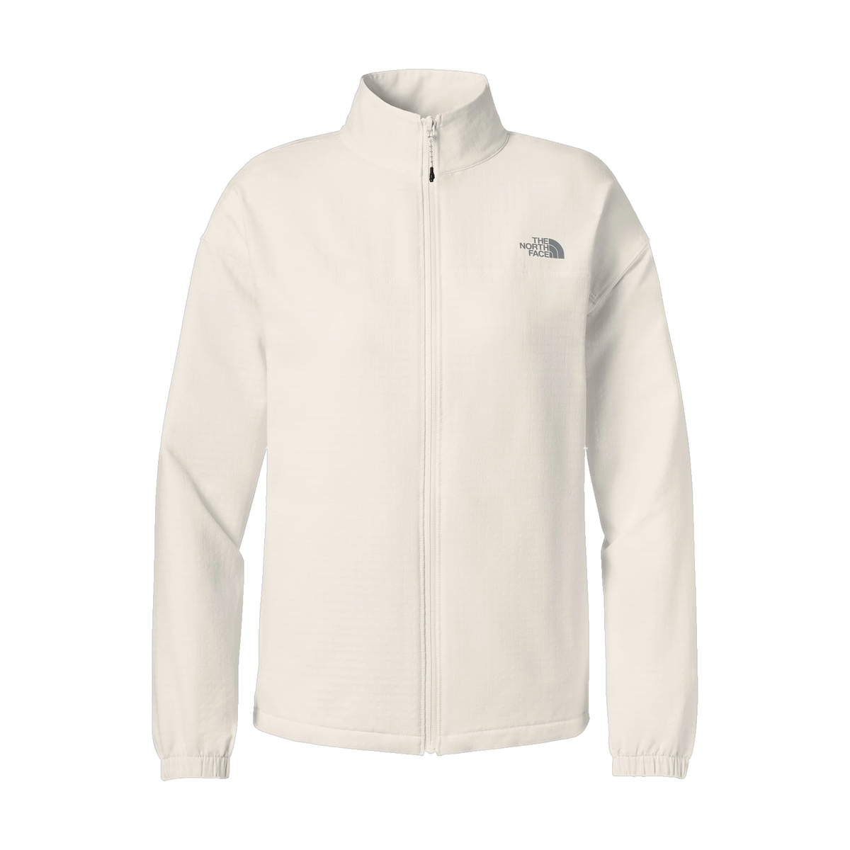 The North Face Women's Mountain Horizon Jacket in White Dune — custom branded by Motive