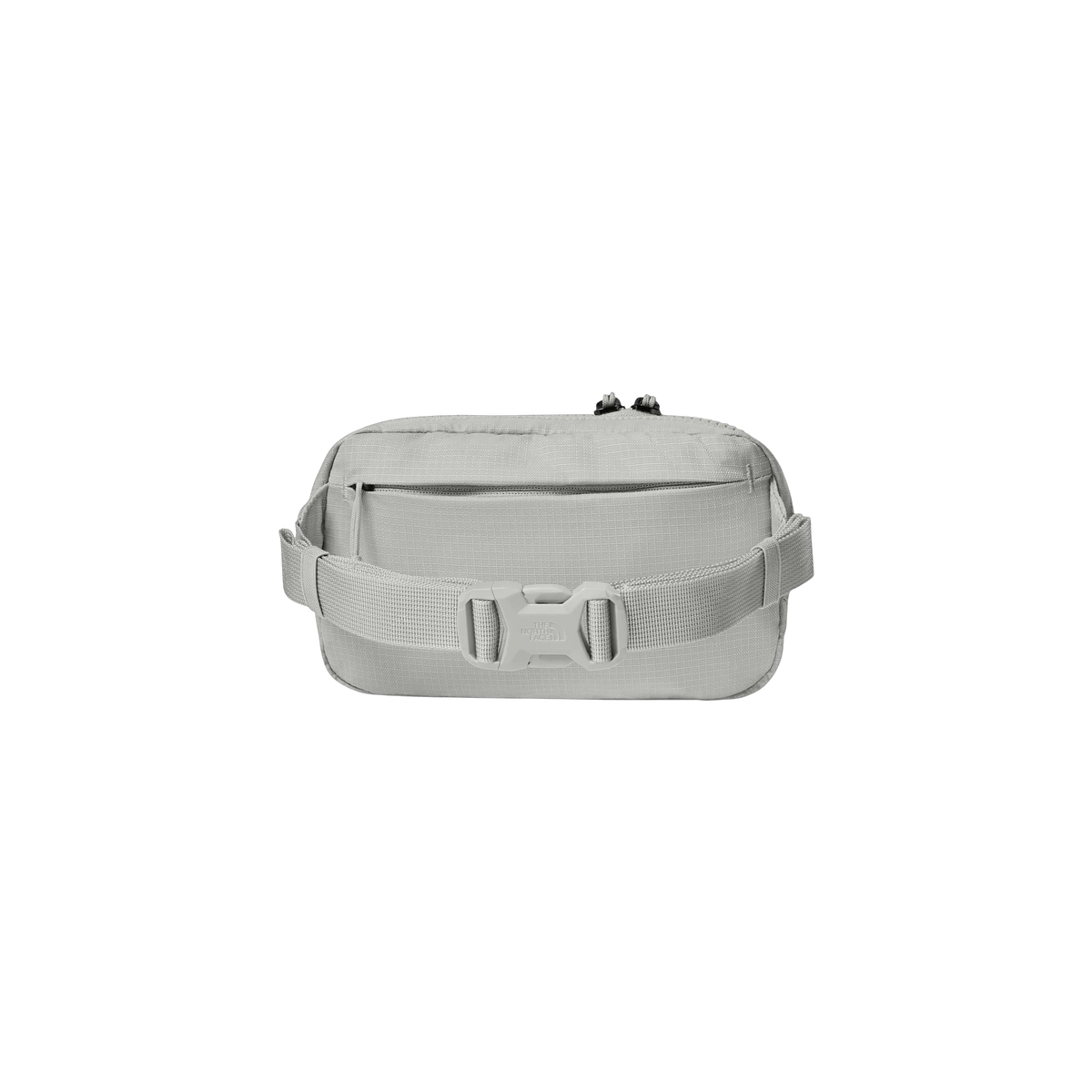 The North Face 1L Travel Hip Pack in Soapstone — custom branded by Motive